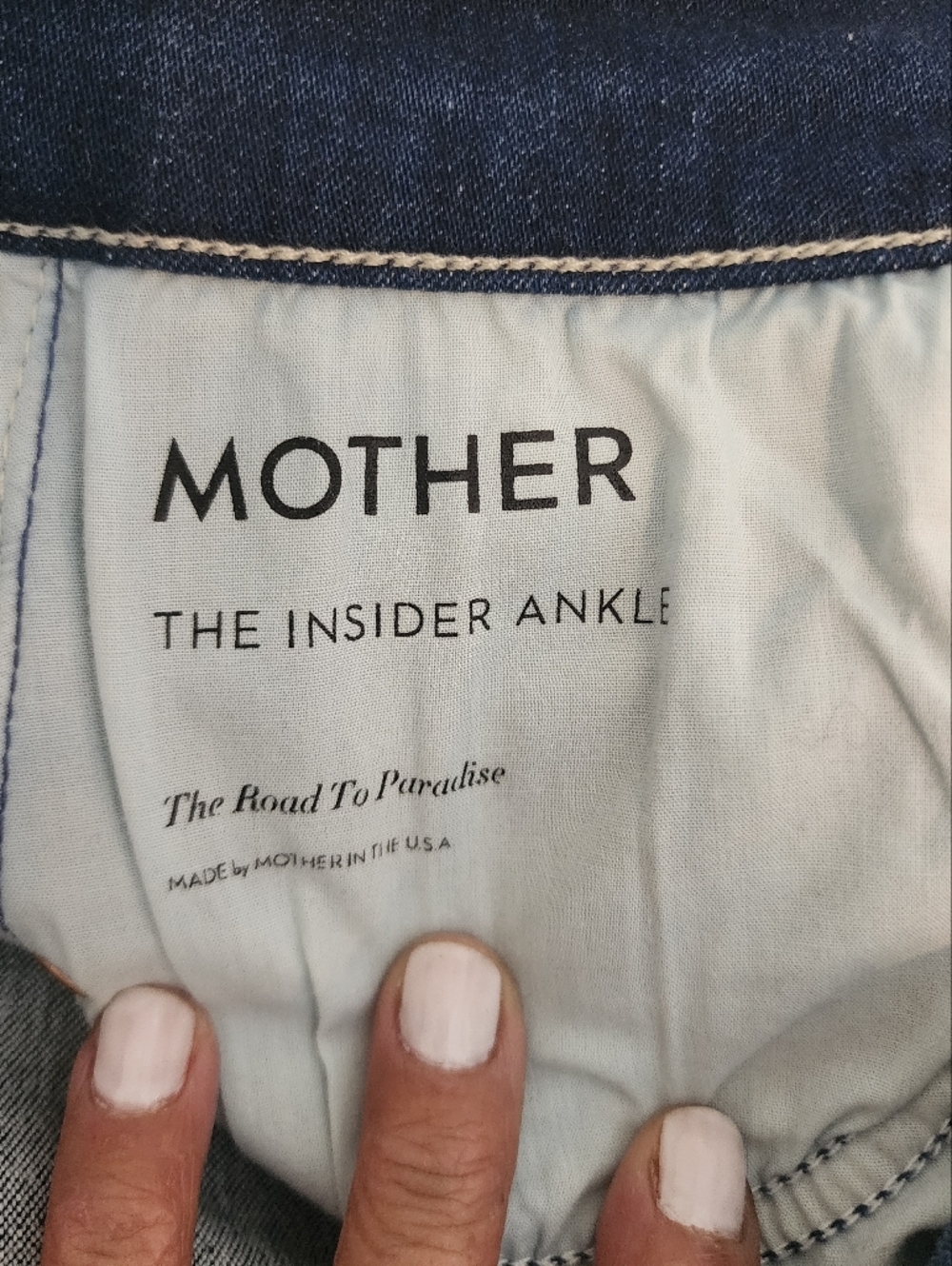 MOTHER THE INSIDER ANKLE IN THE ROAD TO PARADISE SIZE 27 - Picture 14 of 16